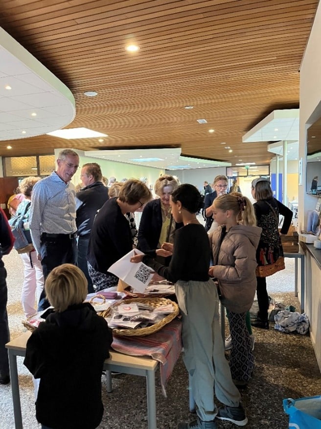 Opbrengst actie kindernevendienst