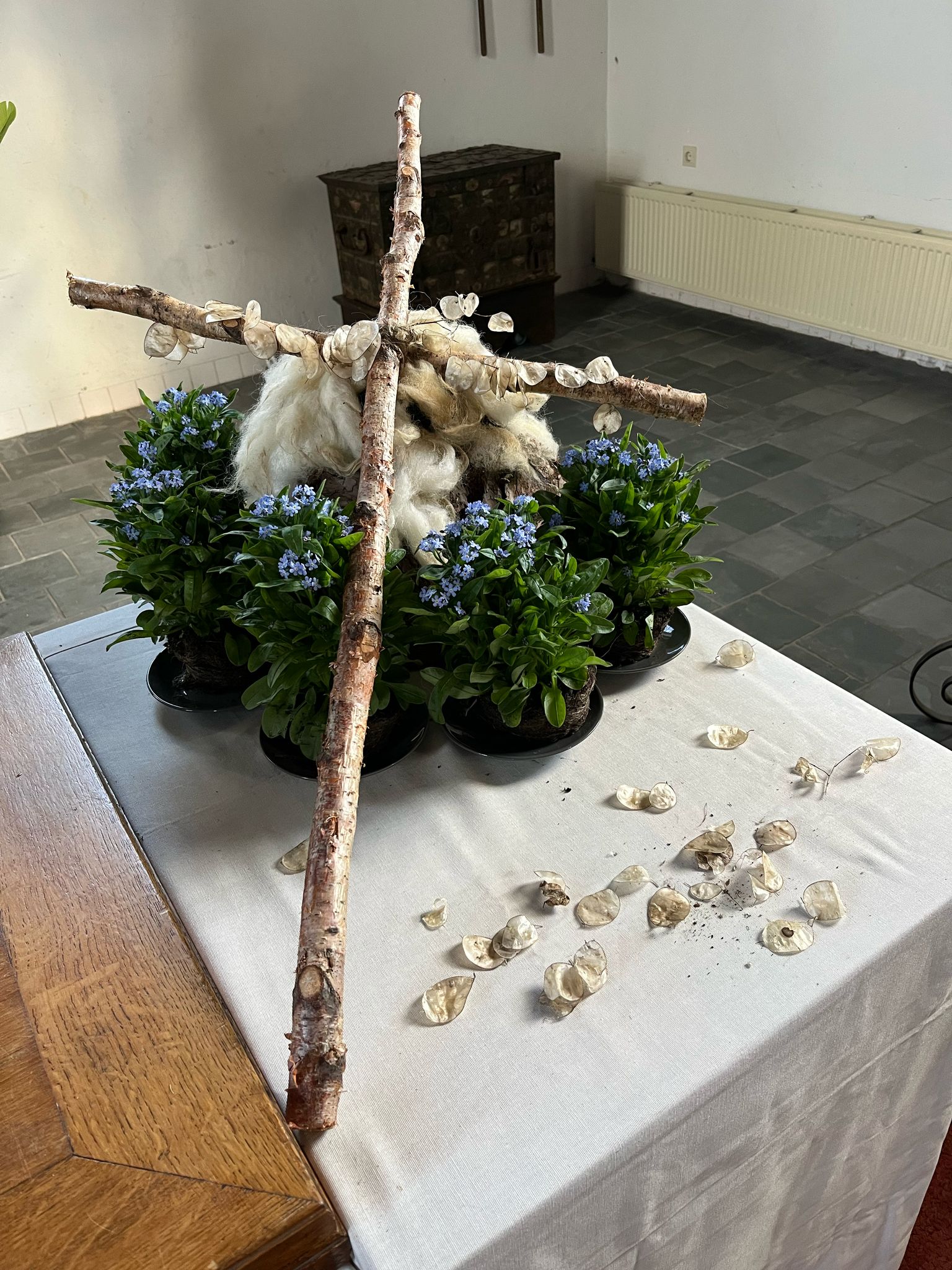 Liturgische bloemschikking 30 maart